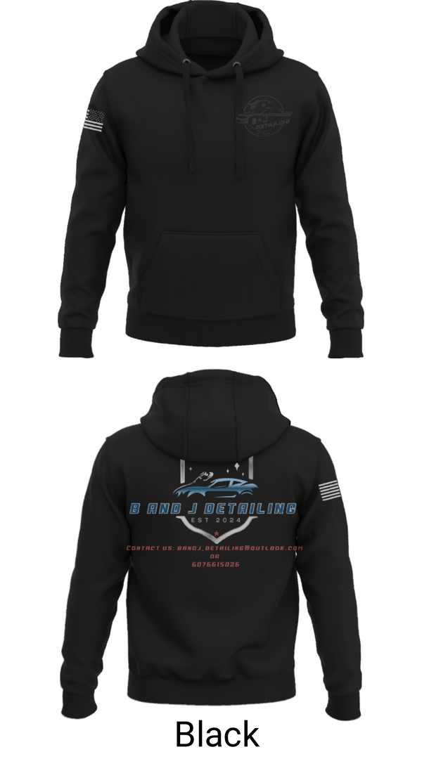 Hoodie, B and J Detailing, , Teamtime, Team time, sublimation, custom sports apparel, team uniforms, spirit wear, spiritwear, sports uniforms, custom shirts, team store, custom team store, fundraiser sports, apparel fundraiser
