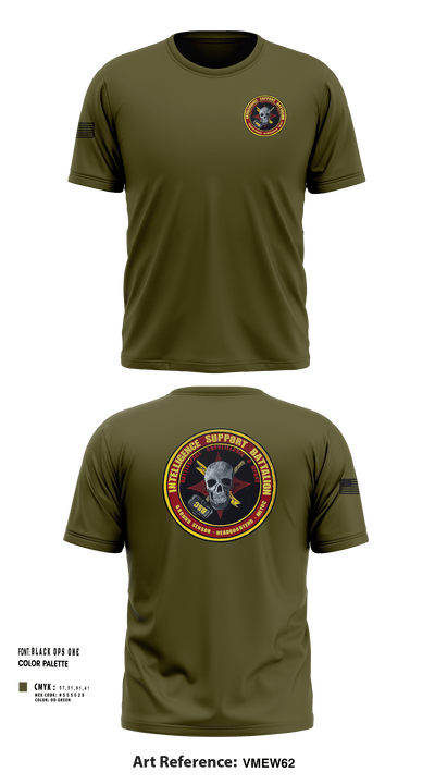 Battle Space Surveillance Company 88540160 Short Sleeve Performance Shirt - 8