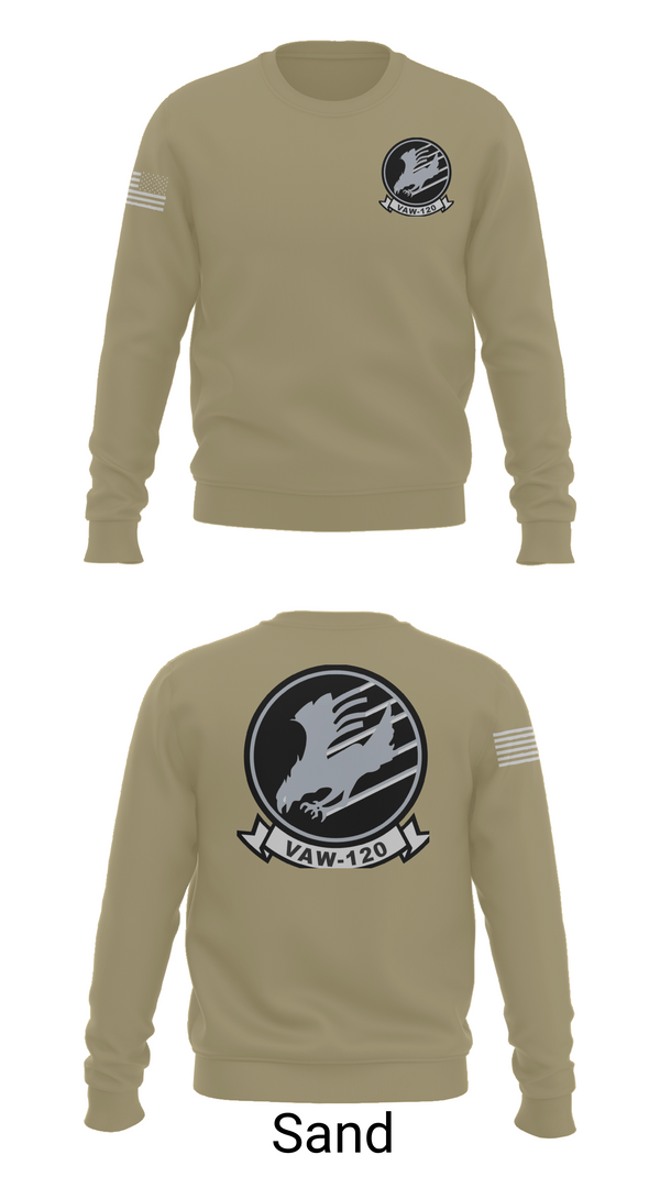 Crew Neck Sweatshirt, VAW-120, , Teamtime, Team time, sublimation, custom sports apparel, team uniforms, spirit wear, spiritwear, sports uniforms, custom shirts, team store, custom team store, fundraiser sports, apparel fundraiser