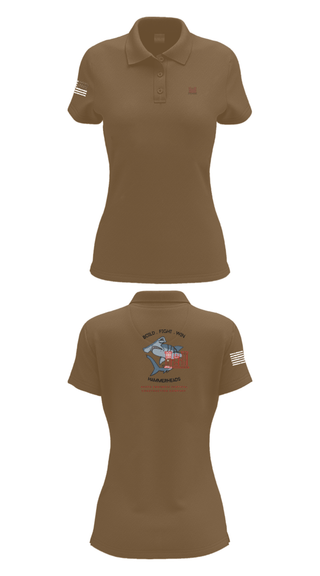 Women's Short Sleeve Performance Polo, 465 EVCC, Army, Teamtime, Team time, sublimation, custom sports apparel, team uniforms, spirit wear, spiritwear, sports uniforms, custom shirts, team store, custom team store, fundraiser sports, apparel fundraiser