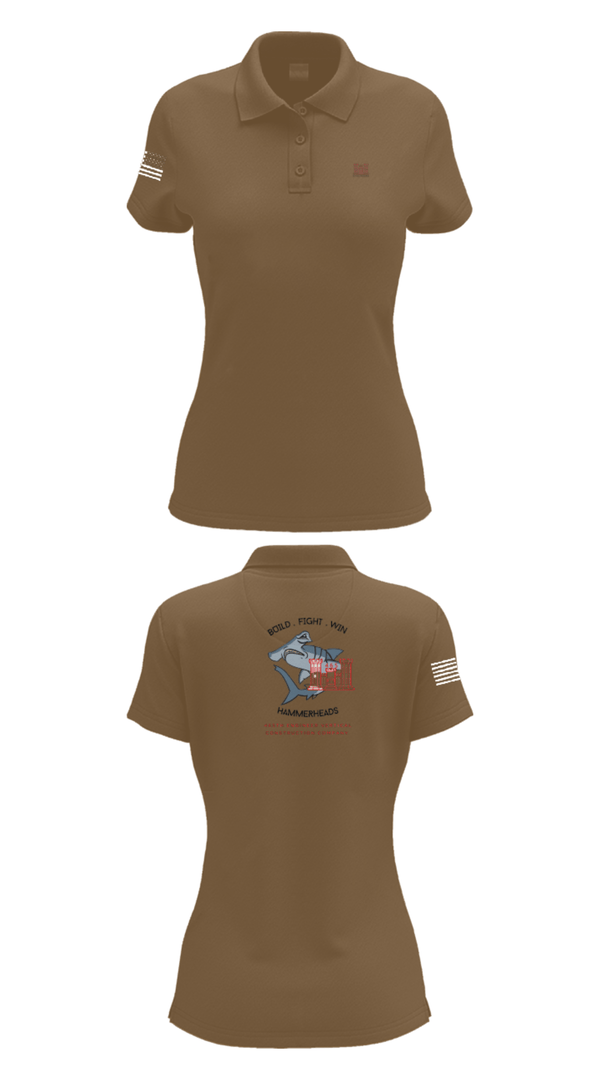 Women's Short Sleeve Performance Polo, 465 EVCC, Army, Teamtime, Team time, sublimation, custom sports apparel, team uniforms, spirit wear, spiritwear, sports uniforms, custom shirts, team store, custom team store, fundraiser sports, apparel fundraiser