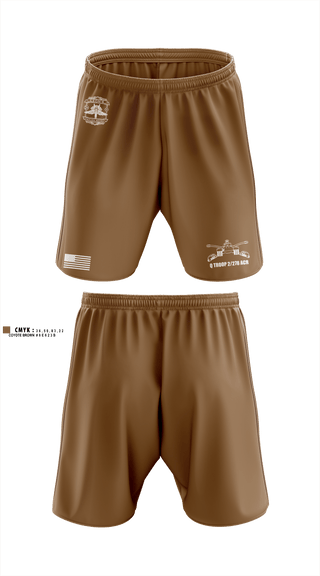 Athletic Shorts With Pockets, Q TROOP 2/278 ACR, National Guard, Teamtime, Team time, sublimation, custom sports apparel, team uniforms, spirit wear, spiritwear, sports uniforms, custom shirts, team store, custom team store, fundraiser sports, apparel fundraiser