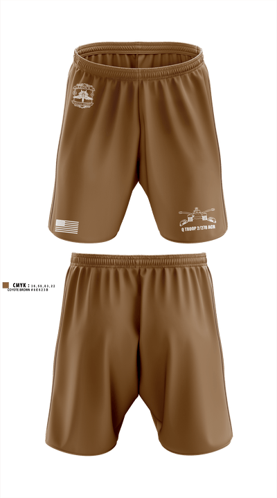 Q TROOP 2/278 ACR 39002186 Athletic Shorts With Pockets - 1