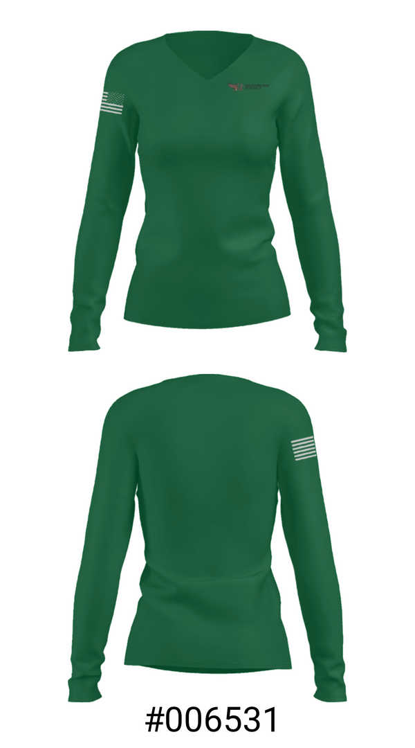 Women's Long Sleeve Vneck Shirt, Southwestern High School, Spirit Store, Teamtime, Team time, sublimation, custom sports apparel, team uniforms, spirit wear, spiritwear, sports uniforms, custom shirts, team store, custom team store, fundraiser sports, apparel fundraiser