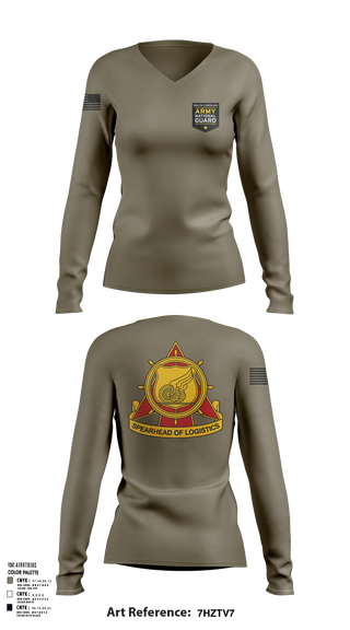 Womens Long Sleeve Vneck Shirt, SOUTH CAROLINA ARMY NATIONAL GUARD, National Guard, Teamtime, Team time, sublimation, custom sports apparel, team uniforms, spirit wear, spiritwear, sports uniforms, custom shirts, team store, custom team store, fundraiser sports, apparel fundraiser