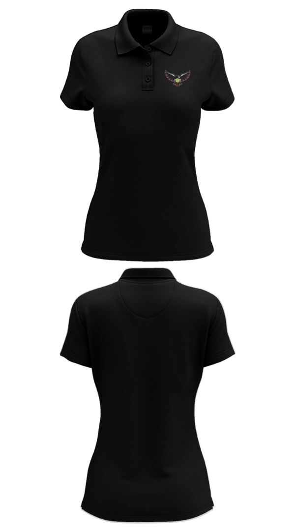 Women's Short Sleeve Performance Polo, Cheney High School Tennis, Tennis, Teamtime, Team time, sublimation, custom sports apparel, team uniforms, spirit wear, spiritwear, sports uniforms, custom shirts, team store, custom team store, fundraiser sports, apparel fundraiser