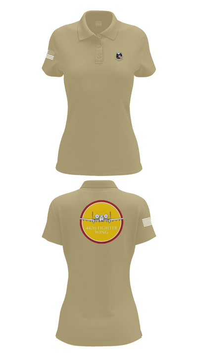 442D FW 35089467 Women's Short Sleeve Performance Polo  - 95