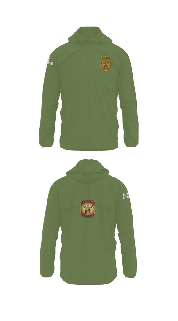Windbreaker, 4th Law Enforcement Battalion Bravo Company, Marines, Teamtime, Team time, sublimation, custom sports apparel, team uniforms, spirit wear, spiritwear, sports uniforms, custom shirts, team store, custom team store, fundraiser sports, apparel fundraiser