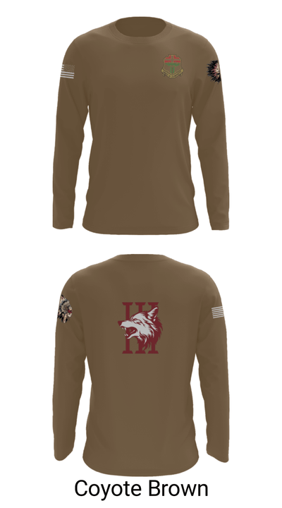 Apache company, 4-6 IN 88523274 Long Sleeve Performance Shirt - 6