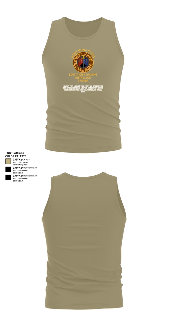 Tank Top, MARDET Fort Leonard Wood (FLW) DoD Interservice Non-Lethal Individual Weapons Instructor's Course Fort Leonard Wood Basic Military Police School House, , Teamtime, Team time, sublimation, custom sports apparel, team uniforms, spirit wear, spiritwear, sports uniforms, custom shirts, team store, custom team store, fundraiser sports, apparel fundraiser