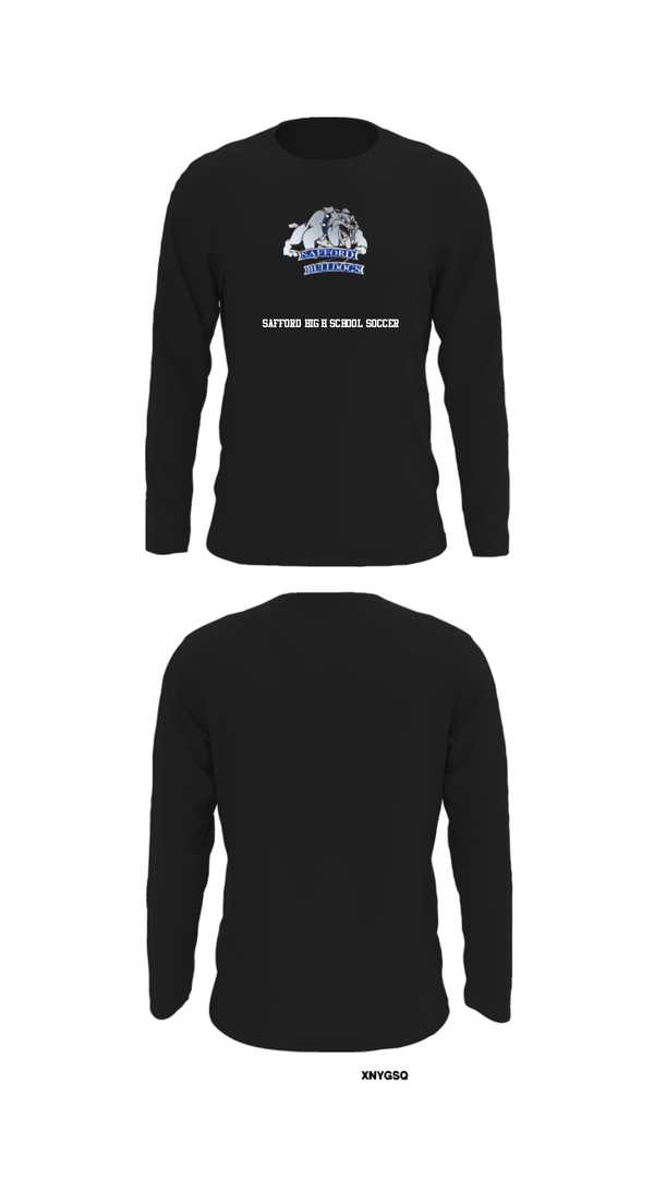 Long Sleeve Performance Shirt, Safford High School Soccer, Men's Soccer, Teamtime, Team time, sublimation, custom sports apparel, team uniforms, spirit wear, spiritwear, sports uniforms, custom shirts, team store, custom team store, fundraiser sports, apparel fundraiser