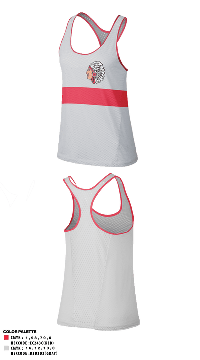 County Line Junior High School Cross Country 49225250 Tank Top - 1