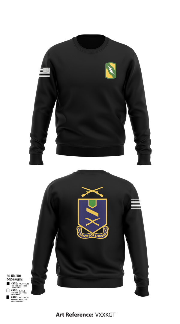 Crew Neck Sweatshirt, 2-137th IN RGMT, National Guard, Teamtime, Team time, sublimation, custom sports apparel, team uniforms, spirit wear, spiritwear, sports uniforms, custom shirts, team store, custom team store, fundraiser sports, apparel fundraiser