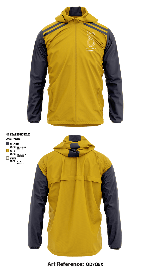 Windbreaker, Electrics, Baseball, Teamtime, Team time, sublimation, custom sports apparel, team uniforms, spirit wear, spiritwear, sports uniforms, custom shirts, team store, custom team store, fundraiser sports, apparel fundraiser