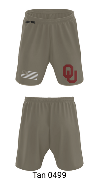Athletic Shorts With Pockets, OU Army ROTC, Army, Teamtime, Team time, sublimation, custom sports apparel, team uniforms, spirit wear, spiritwear, sports uniforms, custom shirts, team store, custom team store, fundraiser sports, apparel fundraiser