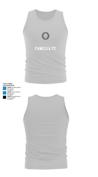 Tank Top, Familia Fc, Men's Soccer, Teamtime, Team time, sublimation, custom sports apparel, team uniforms, spirit wear, spiritwear, sports uniforms, custom shirts, team store, custom team store, fundraiser sports, apparel fundraiser