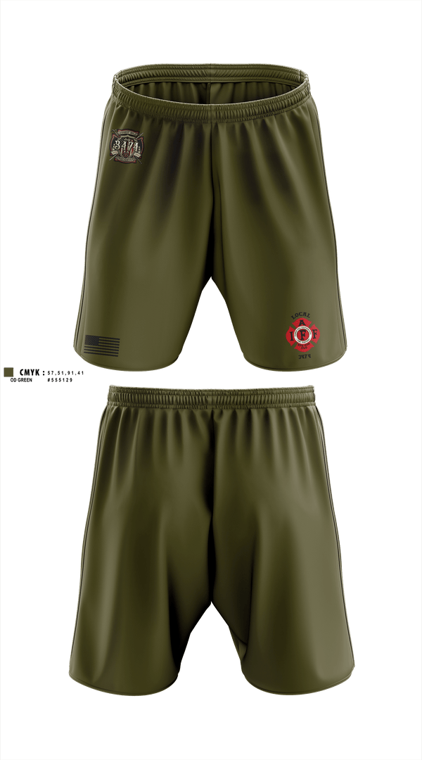 Athletic Shorts With Pockets, Local 3474IAFF Local 3474, Fire Department, Teamtime, Team time, sublimation, custom sports apparel, team uniforms, spirit wear, spiritwear, sports uniforms, custom shirts, team store, custom team store, fundraiser sports, apparel fundraiser