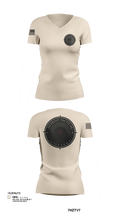 Detroit Tactical Firearms 87119150 Women's Short Sleeve V-neck Shirt - 53