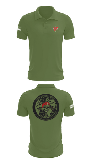 Short Sleeve Performance Polo, FSC 1-1SFG, Army, Teamtime, Team time, sublimation, custom sports apparel, team uniforms, spirit wear, spiritwear, sports uniforms, custom shirts, team store, custom team store, fundraiser sports, apparel fundraiser