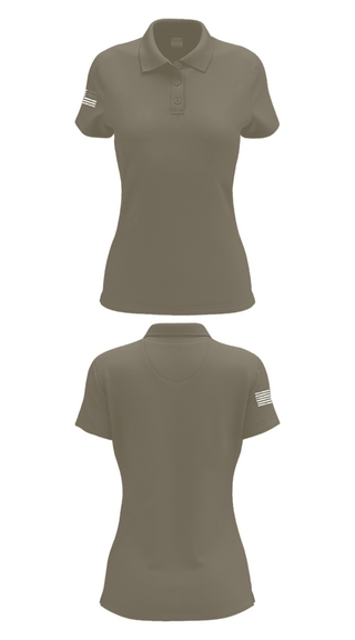 Women's Short Sleeve Performance Polo, 1-502, Army, Teamtime, Team time, sublimation, custom sports apparel, team uniforms, spirit wear, spiritwear, sports uniforms, custom shirts, team store, custom team store, fundraiser sports, apparel fundraiser