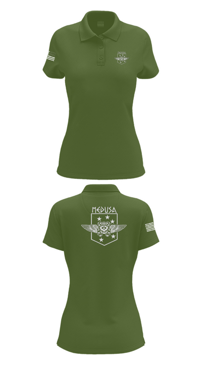 2D Marine Raider Battalion 793595 Women's Short Sleeve Performance Polo  - 55