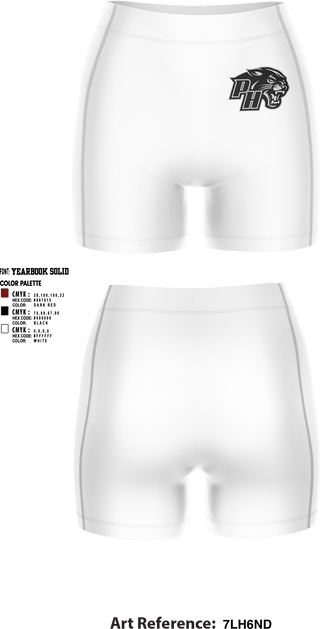 Womens Compression Shorts, Panthers Volleyball, Women's Volleyball, Teamtime, Team time, sublimation, custom sports apparel, team uniforms, spirit wear, spiritwear, sports uniforms, custom shirts, team store, custom team store, fundraiser sports, apparel fundraiser