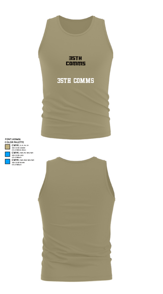 Tank Top, 35th COMMS, Air Force, Teamtime, Team time, sublimation, custom sports apparel, team uniforms, spirit wear, spiritwear, sports uniforms, custom shirts, team store, custom team store, fundraiser sports, apparel fundraiser