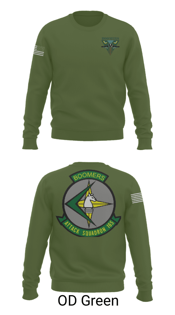 Crew Neck Sweatshirt, VA-165 Boomers, , Teamtime, Team time, sublimation, custom sports apparel, team uniforms, spirit wear, spiritwear, sports uniforms, custom shirts, team store, custom team store, fundraiser sports, apparel fundraiser