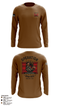 305th En Co 82429511 Long Sleeve Performance Polo - 6