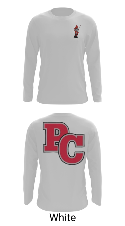 Perkins County Junior High School Football 66281279 Long Sleeve Performance Shirt - 7