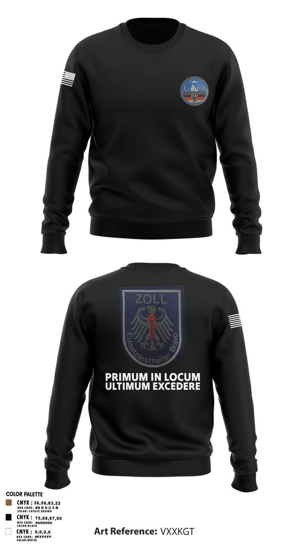 Crew Neck Sweatshirt, Bravo Medics Zoll, Police, Teamtime, Team time, sublimation, custom sports apparel, team uniforms, spirit wear, spiritwear, sports uniforms, custom shirts, team store, custom team store, fundraiser sports, apparel fundraiser
