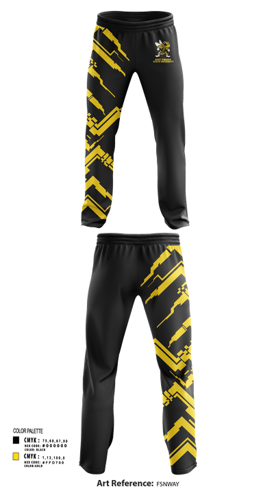 West Virginia State University Football 97556291 Sweatpants - 111