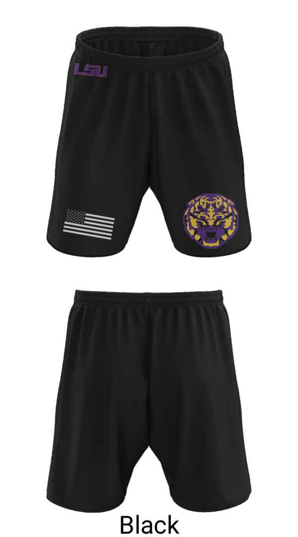 Athletic Shorts With Pockets, Louisiana State University, Spirit Store, Teamtime, Team time, sublimation, custom sports apparel, team uniforms, spirit wear, spiritwear, sports uniforms, custom shirts, team store, custom team store, fundraiser sports, apparel fundraiser