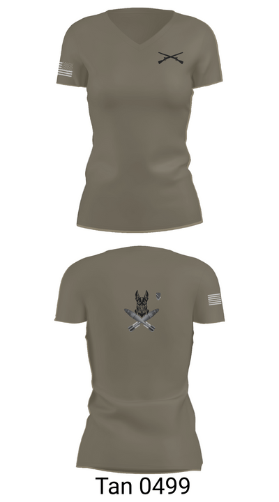 Dog Mortars 56526244 Women's Short Sleeve V-neck Shirt - 68