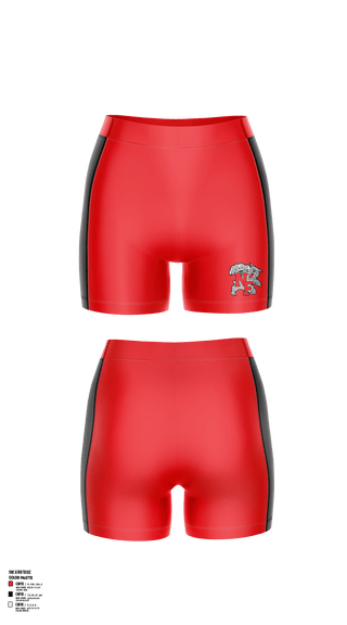 Womens Compression Shorts, Cuba Middle School Basketball, Women's Basketball, Teamtime, Team time, sublimation, custom sports apparel, team uniforms, spirit wear, spiritwear, sports uniforms, custom shirts, team store, custom team store, fundraiser sports, apparel fundraiser