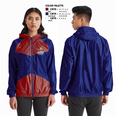Newman International Academy at Gibbins Senior High School Soccer 64849568 Windbreaker - 2