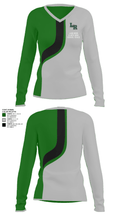 Lakewood Ranch High School Track 96195499 Women's Long Sleeve V-neck Shirt - 36