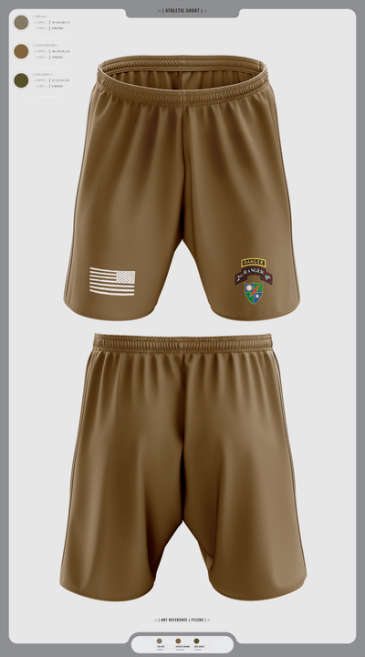75th Ranger regiment 1725883 Athletic Shorts With Pockets - 2