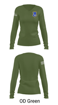 C-Co. 1-181st 51621268 Women's Long Sleeve V-neck Shirt - 54