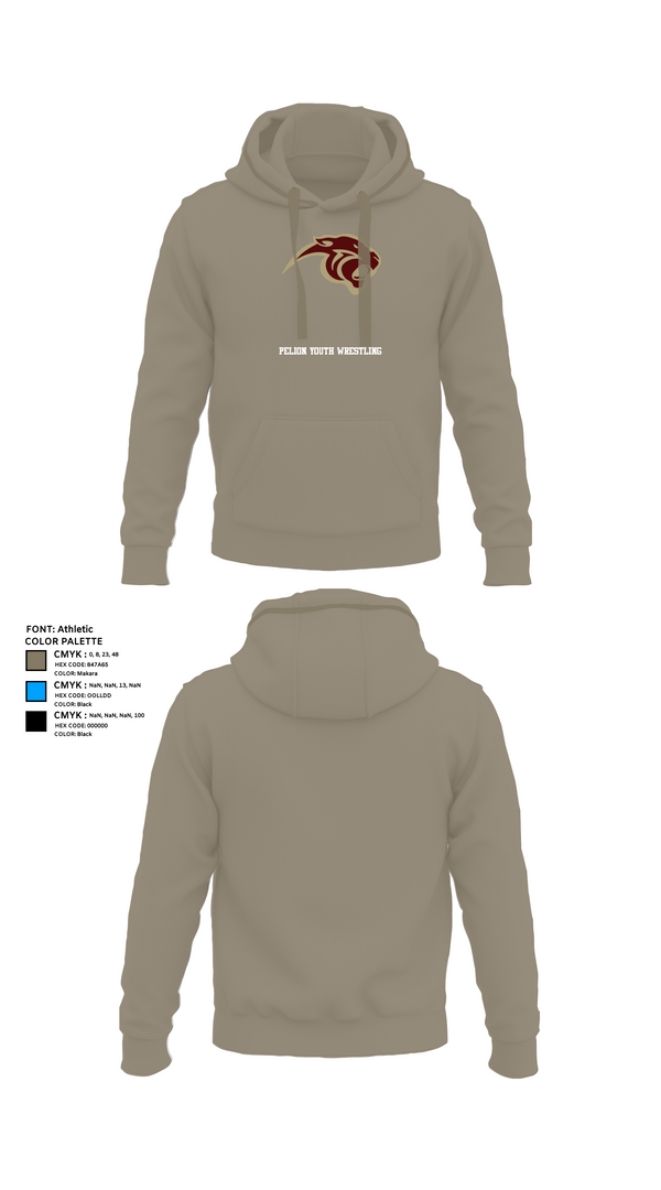 Hoodie, Pelion Youth Wrestling, Wrestling, Teamtime, Team time, sublimation, custom sports apparel, team uniforms, spirit wear, spiritwear, sports uniforms, custom shirts, team store, custom team store, fundraiser sports, apparel fundraiser