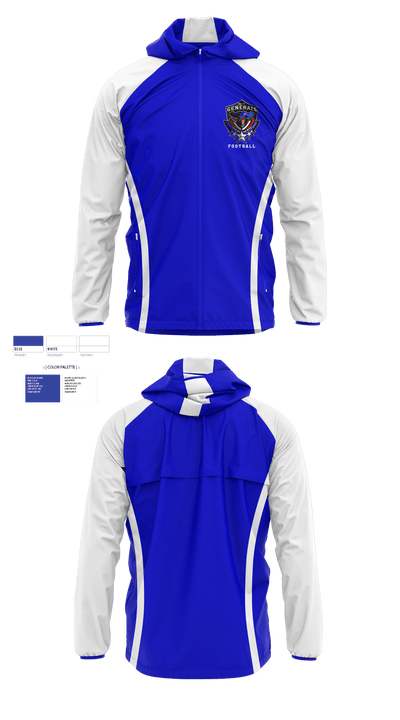 Anthony Wayne Youth Tackle Football League 48655260 Windbreaker - 1