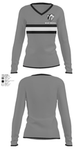 Meade High School Baseball 78796681 Women's Long Sleeve V-neck Shirt - 31