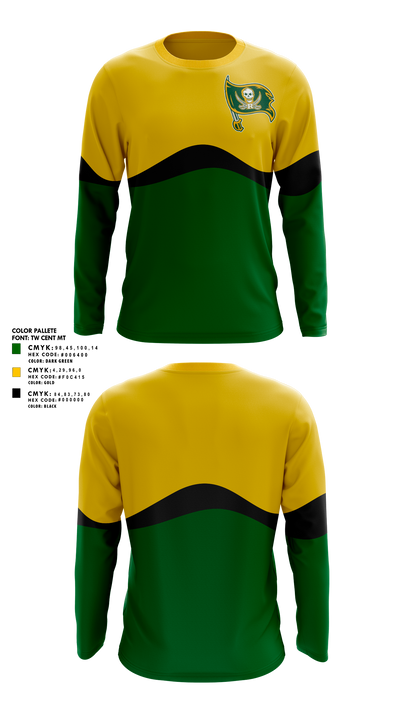 Burney Raiders 23798887 Long Sleeve Performance Shirt 1