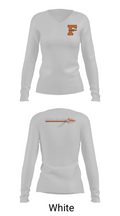 Flathead High School Cheer 53746327 Women's Long Sleeve V-neck Shirt - 16