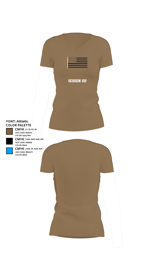 Womens Short Sleeve Vneck Shirt, Session 152, Police, Teamtime, Team time, sublimation, custom sports apparel, team uniforms, spirit wear, spiritwear, sports uniforms, custom shirts, team store, custom team store, fundraiser sports, apparel fundraiser