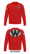 Wheeler County Middle School Softball 81804266 Crew Neck Sweatshirt - 16