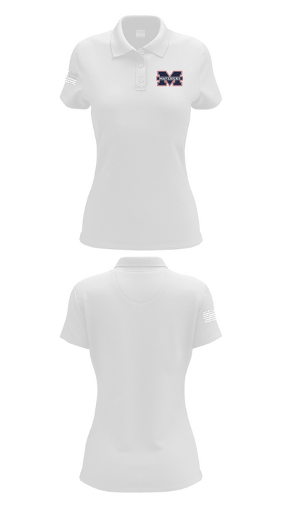 Manvel High School Soccer 16007688 Women's Short Sleeve Performance Polo  - 17