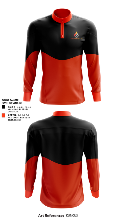 Blount Bike & Co 25726008 Quarter Zip Jacket - 1