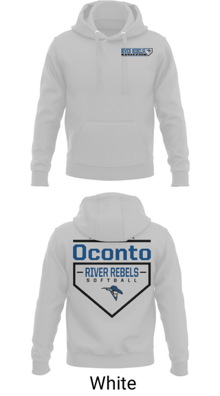 Hoodie, Oconto, Softball, Teamtime, Team time, sublimation, custom sports apparel, team uniforms, spirit wear, spiritwear, sports uniforms, custom shirts, team store, custom team store, fundraiser sports, apparel fundraiser