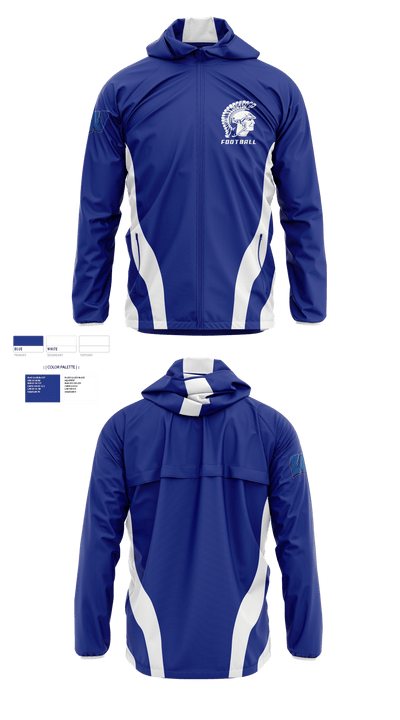James B Hunt High School Football 49047350 Windbreaker - 1